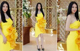 Trương Ngọc Ánh diện đầm quyến rũ chấm thi Project Runway