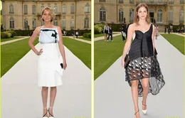 Jennifer Lawrence, Emma Watson "đọ" trang phục tại show diễn của Christian Dior