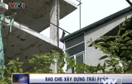 Chính quyền cơ sở bao che công trình xây dựng trái phép