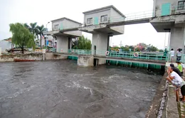 Xả nước sông Nhuệ ra sông Hồng  