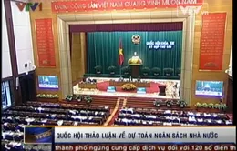 Quốc hội thảo luận về dự toán ngân sách nhà nước 