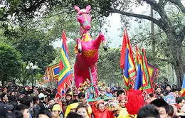 Khai hội Gióng đền Sóc