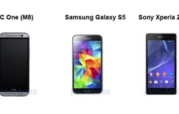 Chọn HTC One M8, Galaxy S5 hay Xperia Z2?