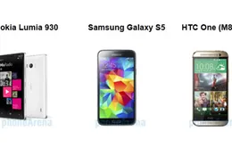 Lumia 930 so tài với Galaxy S5, One M8
