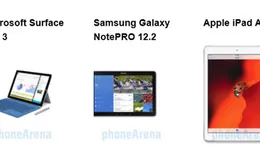 Chọn Surface Pro 3, Galaxy NotePro 12.2 hay iPad Air?