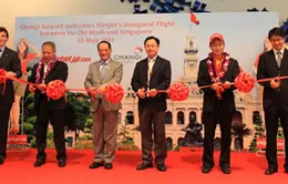 Vietjet Air khai trương đường bay mới giữa TP.HCM và Singapore