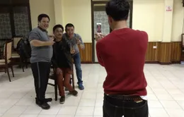 "Táo Giao thông" Chí Trung sốt cao vẫn đi tập Táo Quân