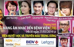 Mang âm nhạc đến bệnh viện lần đầu lên sóng VTV trực tiếp