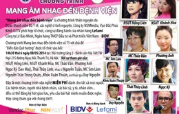 Mang âm nhạc đến bệnh viện hướng về Biển Đông