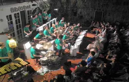 Nhạc công Đức chơi “Trống cơm” bằng phong cách nhạc Jazz