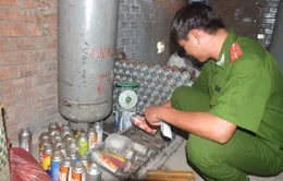 Phát hiện trạm sang chiết gas trái phép tại Ninh Bình