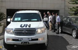 Thanh sát viên LHQ bắt đầu rời Syria