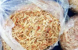 Huế: Cảnh báo mực xé sợi bằng chất xơ công nghiệp 