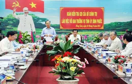 Đoàn kiểm tra Bộ Chính trị làm việc với Bình Phước 