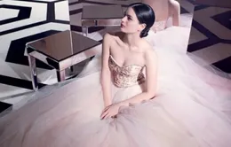 7 mẫu váy cưới màu pastel tuyệt đẹp