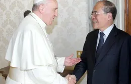 CTQH Nguyễn Sinh Hùng hội kiến Thủ tướng Vatican và Giáo hoàng