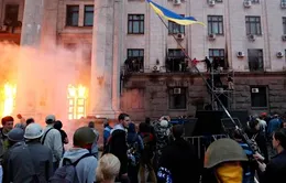 Ukraine: Cháy tòa nhà công đoàn ở thành phố Odessa