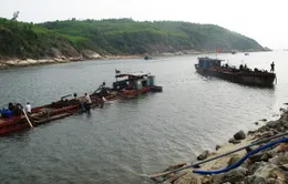 Cửa biển Tam Quan bị bồi lấp và nỗi lo của ngư dân