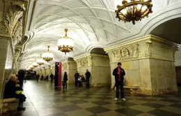Ga tàu điện ngầm Moscow - Những cung điện lộng lẫy trong lòng đất