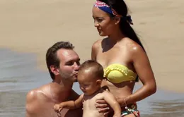 Nick Vujicic rạng ngời hạnh phúc bên vợ con ở Hawaii