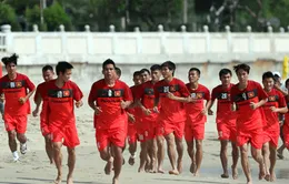 ĐT Việt Nam sẵn sàng cho trận đấu tại Hồng Kông