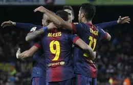 Real và Barca song hành với những chiến thắng đậm