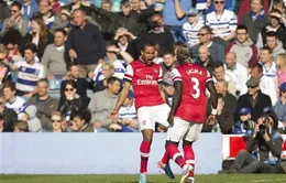 Đánh bại QPR, Arsenal trở lại top 3