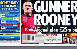 Chuyển nhượng 24H: Rooney đồng ý tới Arsenal?