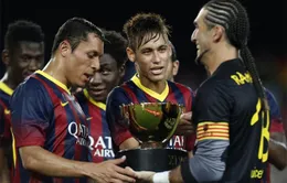 Khoảnh khắc Neymar và Messi đè bẹp Santos