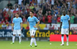 Cardiff 3-2 Man City: Cái tát cho thầy trò Pellegrini