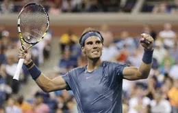 US Open 2013: Ngược dòng ngoạn mục, Nadal góp mặt ở tứ kết