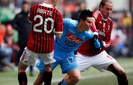 Vòng 4 Series A: Milan có cản nổi Napoli?