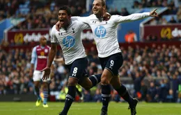 VIDEO: Hạ A.Villa, Tottenham bám đuổi Man City