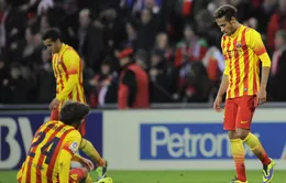 Bilbao 1-0 Barcelona: "Người khổng lồ" gục ngã tại xứ Basque (VIDEO)