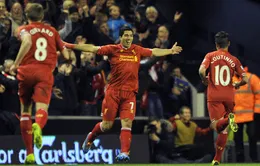 Liverpool 5-1 Norwich: Chiến thắng của Luis Suarez (VIDEO)