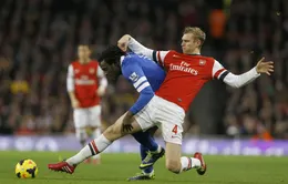 Arsenal 1-1 Everton: Nghẹt thở từng giây (VIDEO)