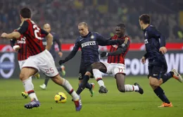 Inter 1-0 Milan: Đôi công sòng phẳng, tiếc cho Milan (VIDEO)