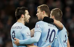 Man City 1-0 Crystal Palace: Thắng nhẹ, Man xanh chiếm ngôi đầu (VIDEO)