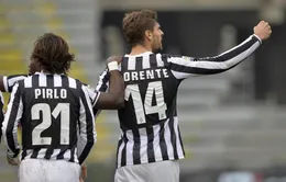 Cagliari 1-4 Juventus: Llorente lập cú đúp, "Lão bà" thắng đậm trên sân khách (VIDEO)