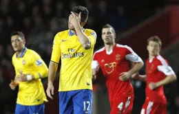 Southampton 2-2 Arsenal: "Pháo" sa lầy ở St Mary (VIDEO)