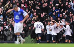 Tottenham 1-0 Everton: Spurs áp sát Liverpool (VIDEO)