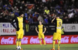Osasuna 3-0 Atletico: Học Barca, Atletico thảm bại (VIDEO)