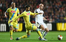 1h00 ngày 28/2, VTV3 Trực tiếp Napoli - Swansea