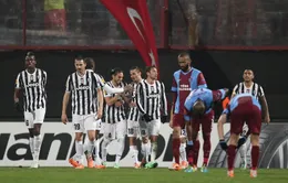 Trabzonspor 0-2 Juventus: Hạ gục nhanh, tiêu diệt gọn (VIDEO)