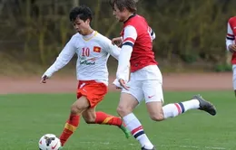Nhìn lại chiến thắng xuất sắc của U19 Việt Nam trước U19 Arsenal