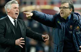 Trước giờ G "kinh điển" Real - Barca: Cả Ancelotti và Martino đều quyết thắng