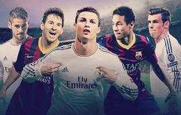 3h00 ngày 24/3, K+1 Trực tiếp kinh điển Real Madrid - Barcelona