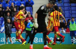 Ấn tượng thể thao: Leo Messi phá "dớp" trước Espanyol