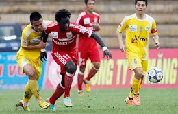 V.League 2014 vòng 15: B.Bình Dương tiếp tục bay cao