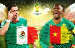 23h00 ngày 13/6, Mexico - Cameroon: Thuần phục "sư tử"?